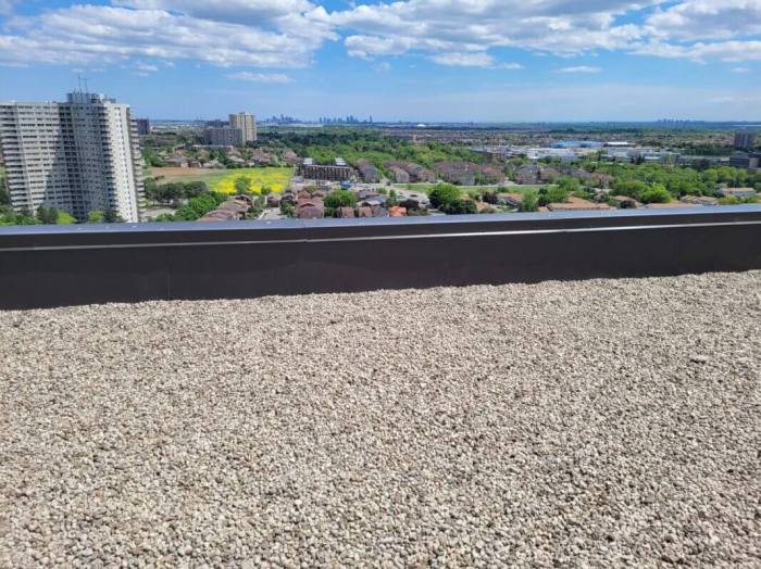 Industrial flat roof repair