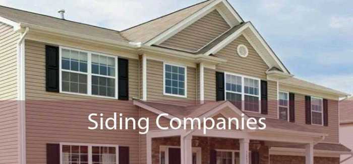 Roofing and siding companies near me